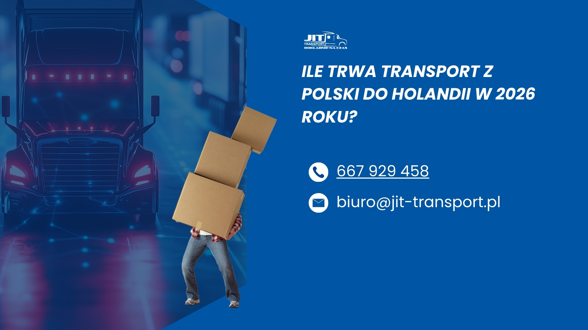 You are currently viewing Ile trwa transport z Polski do Holandii w 2026 roku?